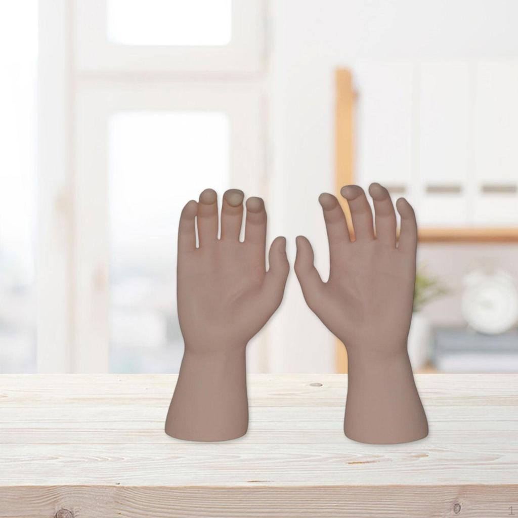 Male Hand Models for Glove Display Photography Shop Right and Left Decorative Halloween Decorations
