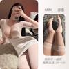 Ye Yu Sexy Deep V Secretary Uniform Seduction Sexy Lace Perspective Flirting Skinny Buttocks Skirt 