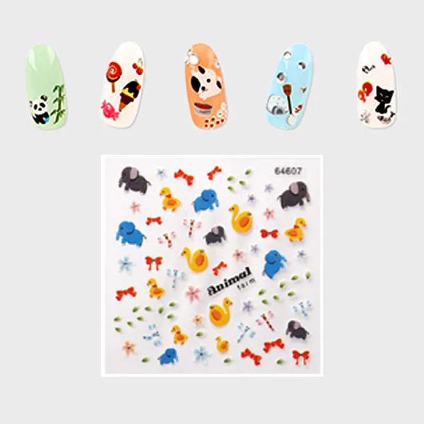 Cutie Ju Series Nail Stickers (27 Types)