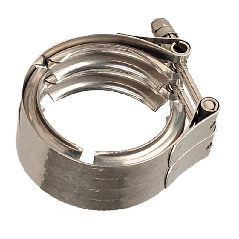 ZUCZUG from 1.5 Inch to 6.0inch SS304 Anti-Rust Temperature Resistance Exhaust V Band Clamp (Clamp Only, NO Flange Included)