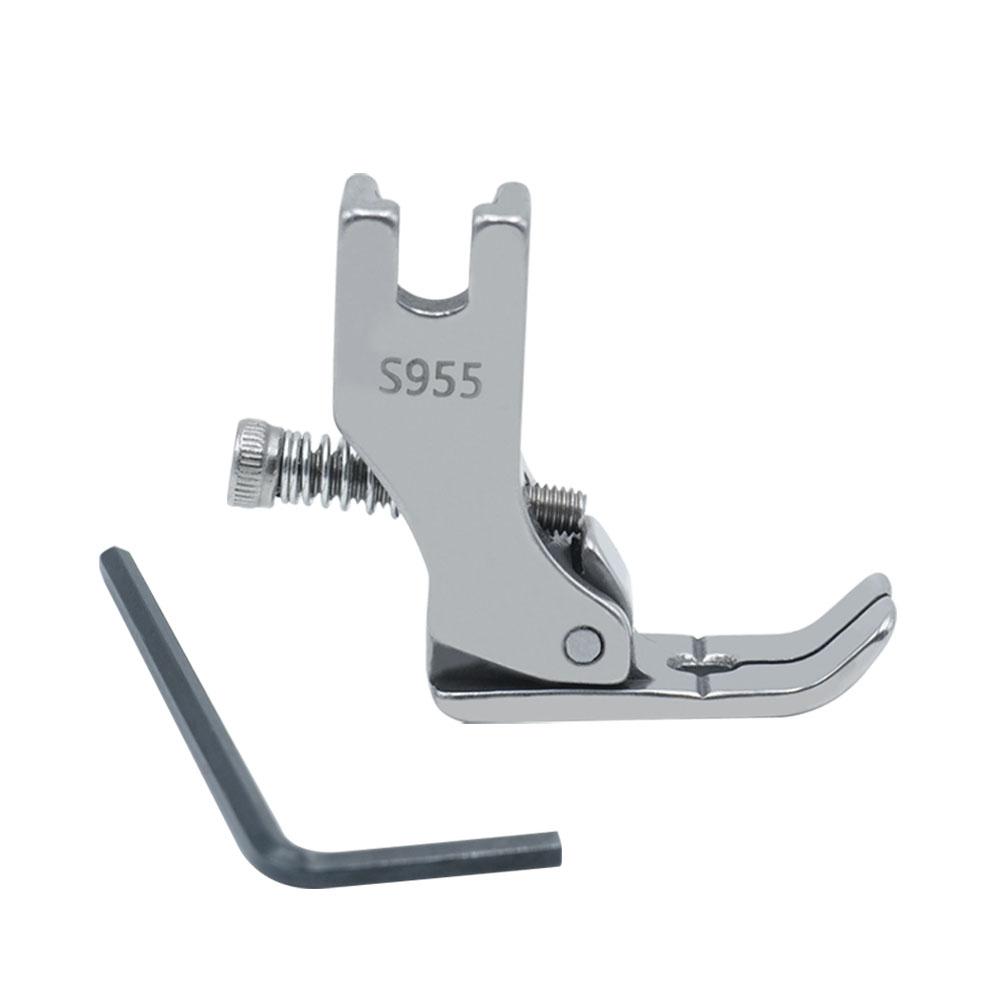1PC S955 Adjustable Wrinkled Folds Foot Presser Foot All-Steel For Industrial Sewing Machine Presser Foot Sewing Accessories industrial