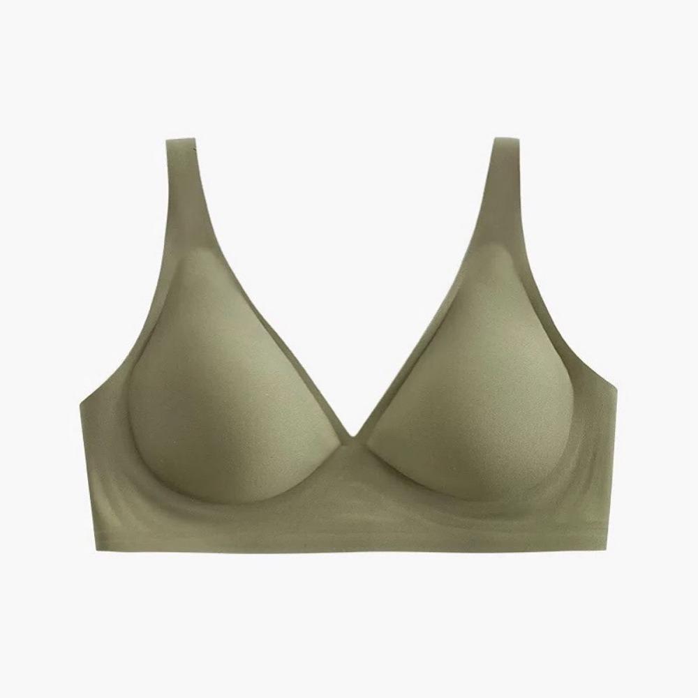 Push Up Bra Backless Women Jelly Bras Low Cut Sexy Plunge Brassiere Open Back Wedding Underwear Invisible Seamless Deep V Lingerie