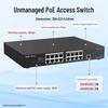 Ruijie 16-Port Gigabit Unmanaged PoE Switch
