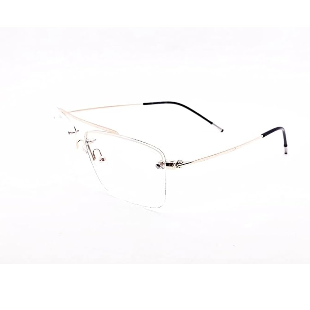 RSINC half rim frame/eyeglass/Spectacle, Optical, For Men And Women, Golden black 53-16-140 NS7053 (TTN -01) L2-Z6UN-9ULH