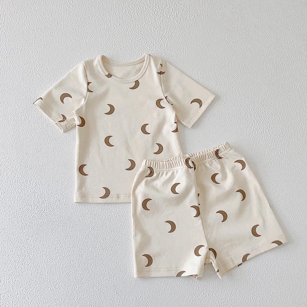 XG Kids' Summer Cotton Pajama Set - Short Sleeve Homewear for Children