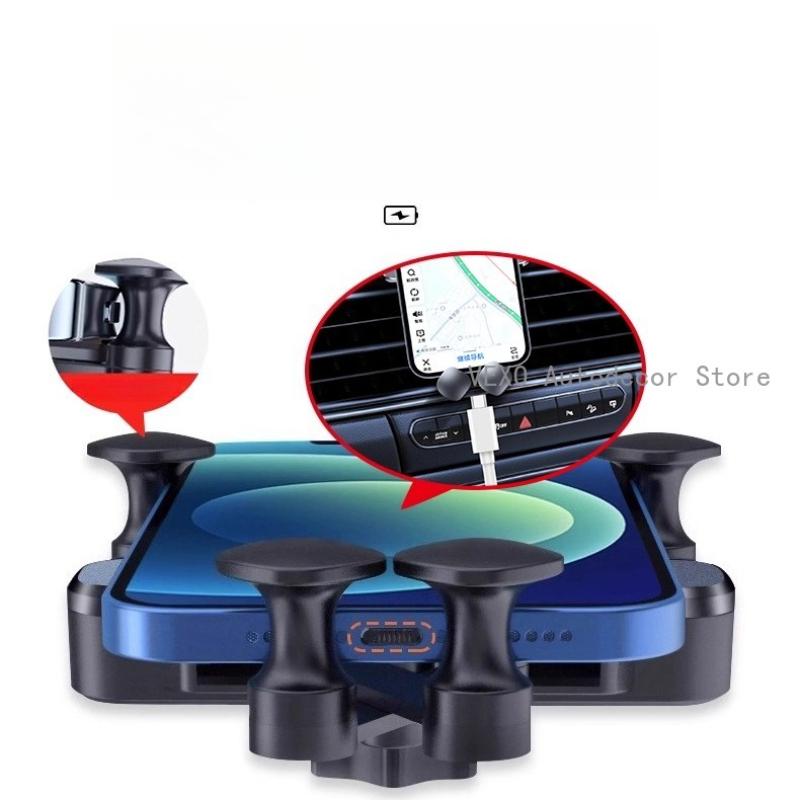 For BYD Leopard 5 Ti3 Bao8 Ti7 2025 2026 Car Gravity Phone Holder Dashboard Mount Navigation GPS Anti-Slip Phone Screen Stand