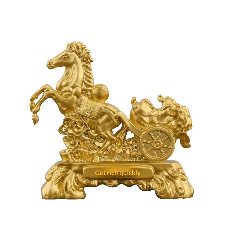 

Креативна латунна статуетка коня та мавпи, милий кулон-брелок, прикраса для дому, офісу, робочого столу, смішна іграшка 1PCS