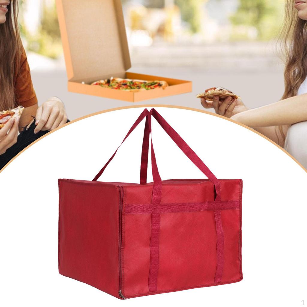 Catering Bag Food Insulated Removable Base Made of Sturdy Non-woven for Delivery Service Outdoor