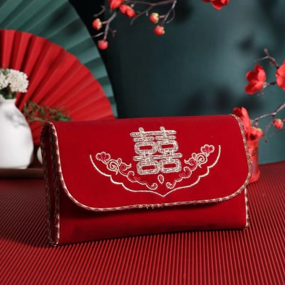Luxury Big Red Envelope Traditional Ten Thousand Yuan Red Envelope  Gift Giving