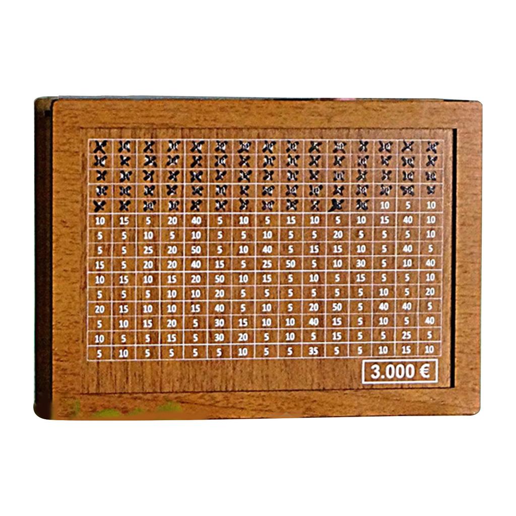 Wood Piggy Bank Save Money Box Decorative Household Organization Box for Home School Office Bedroom Dormitory Decoration