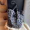 Large Capacity Tote Bag Women's New Fashion Leopard Print Shoulder Bag