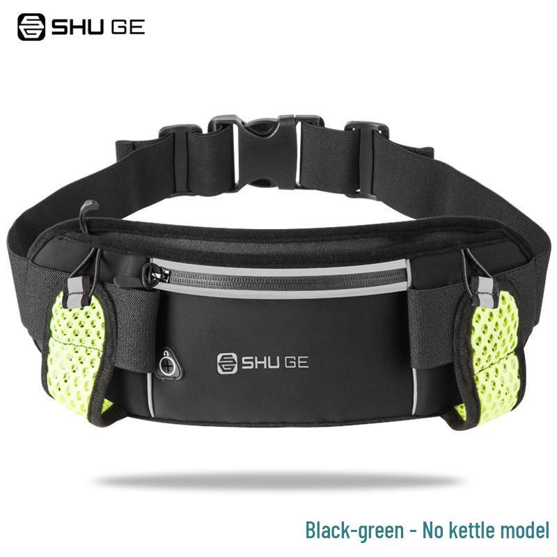 Unisex Sports Waist Bag with Dual Water Bottle Holders for Running, Hiking, and Outdoor Adventures