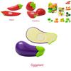 Vibrant Kid Pretend Role Play Kitchen Fruit Vegetable Food Toy Cutting Set Children Gift
