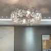 Ring Light LED Chandelier Luxury Crystal Creative Atmosphere High-end Modern Living Room Bedroom Indoor Decor Lighting Lamps