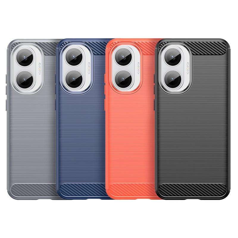 For Poco F7 Case Cover Xiaomi Poco F7 Capas Shockproof Phone Bumper Armor Coque Carbon Fibre Back TPU Soft Fundas Poco F7 Cover