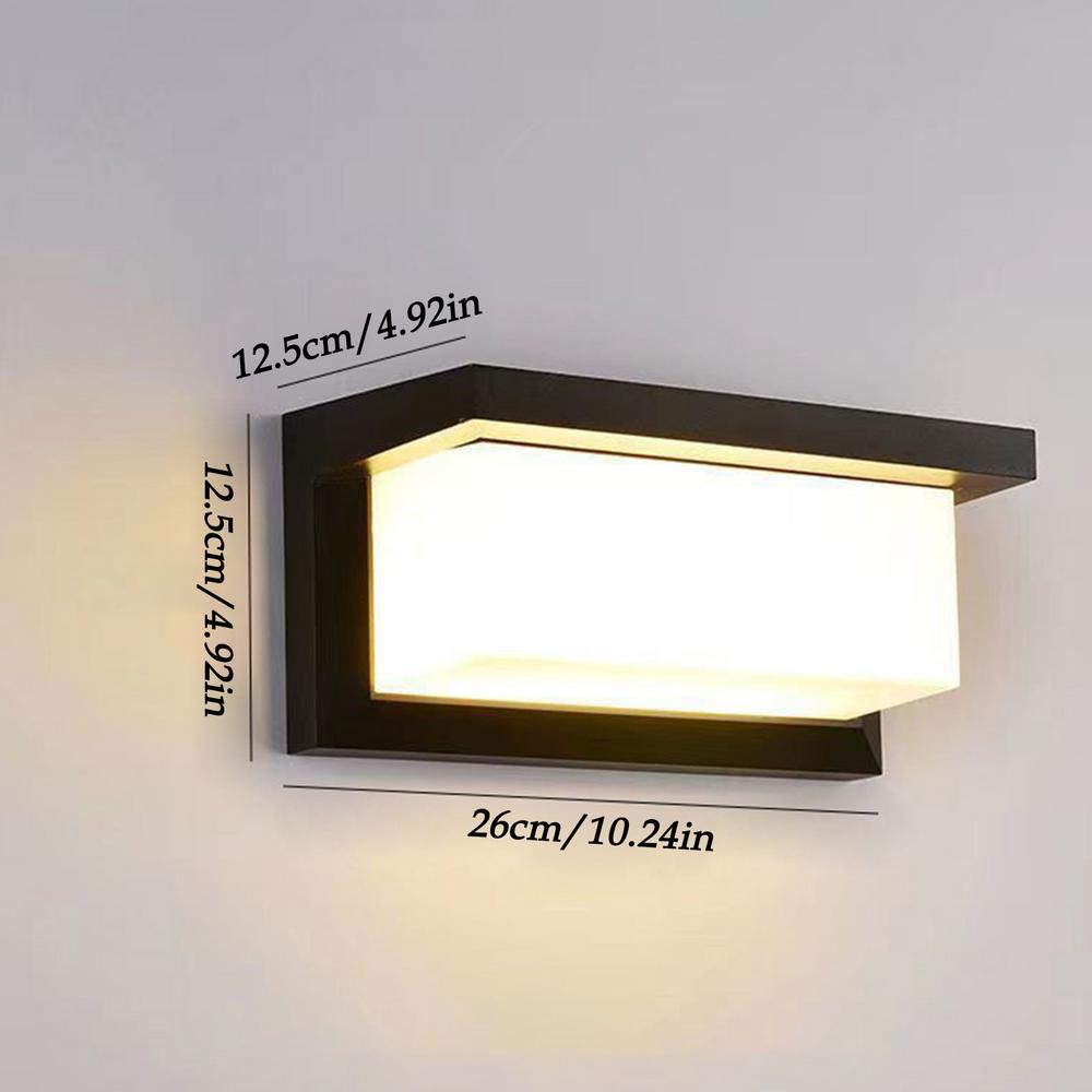 Motion Sensor Outdoor Lights Smart Motion Wall Light Body Sensing Wall Lamp for Backyard Garden Landscape Pathway Driveway