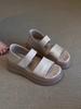 Retro Style~ Platform Sandals for Women's Summer Wear Casual Sandals To Increase the Height with Skirts, Mother Soft-soled Platform Sandals for Women