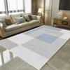 Tappeti Geometrici Stile Nordico per Soggiorno 200x300cm Tappeti per Stanze Grandi Lavabili in Macchina Antiscivolo Tappetino Tatami Europeo