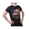 Bald Eagle American Flag T Shirt Patriotic vintage Washed Unisex Versatile fashion Comfortable streetwear Stylish graphic