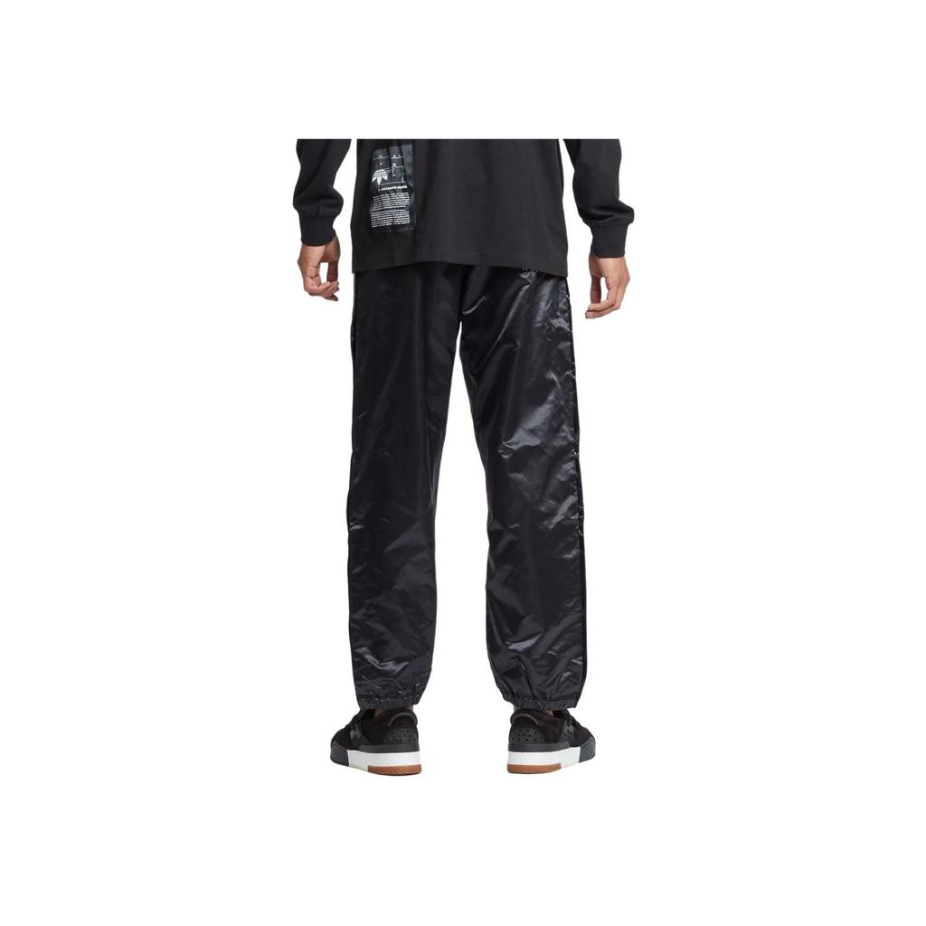 Adidas Originals Trefoil Logo Striped Elastic Waist Casual Pants Men Bottoms Black CV5256