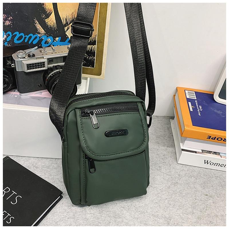 Summer New Men's Shoulder Messenger Bag Handbag Casual Outdoor Multi-layer Travel Bag Large Capacity Satchel