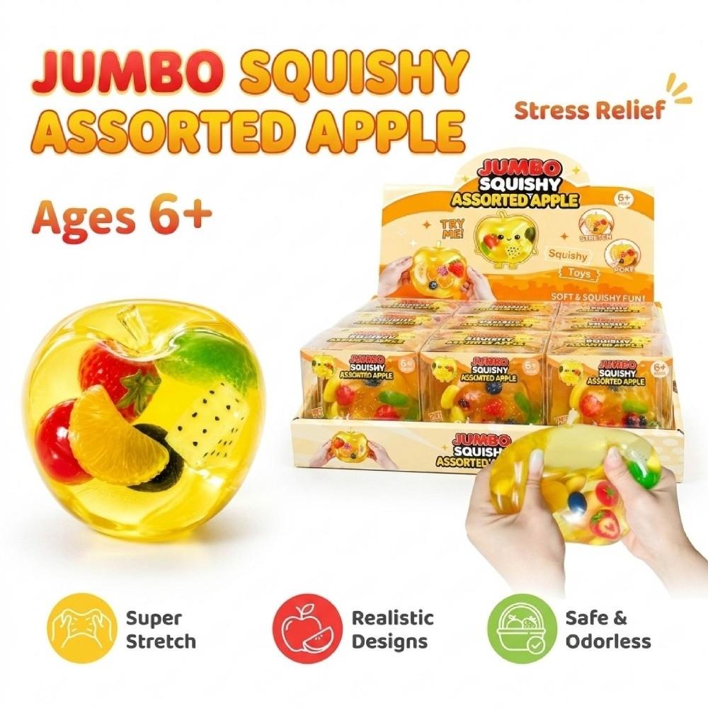 Stress Relief Fruit Squeeze Toy Simulation Fruit Stress Relief Squishy Fruit Squishy Toy Gift