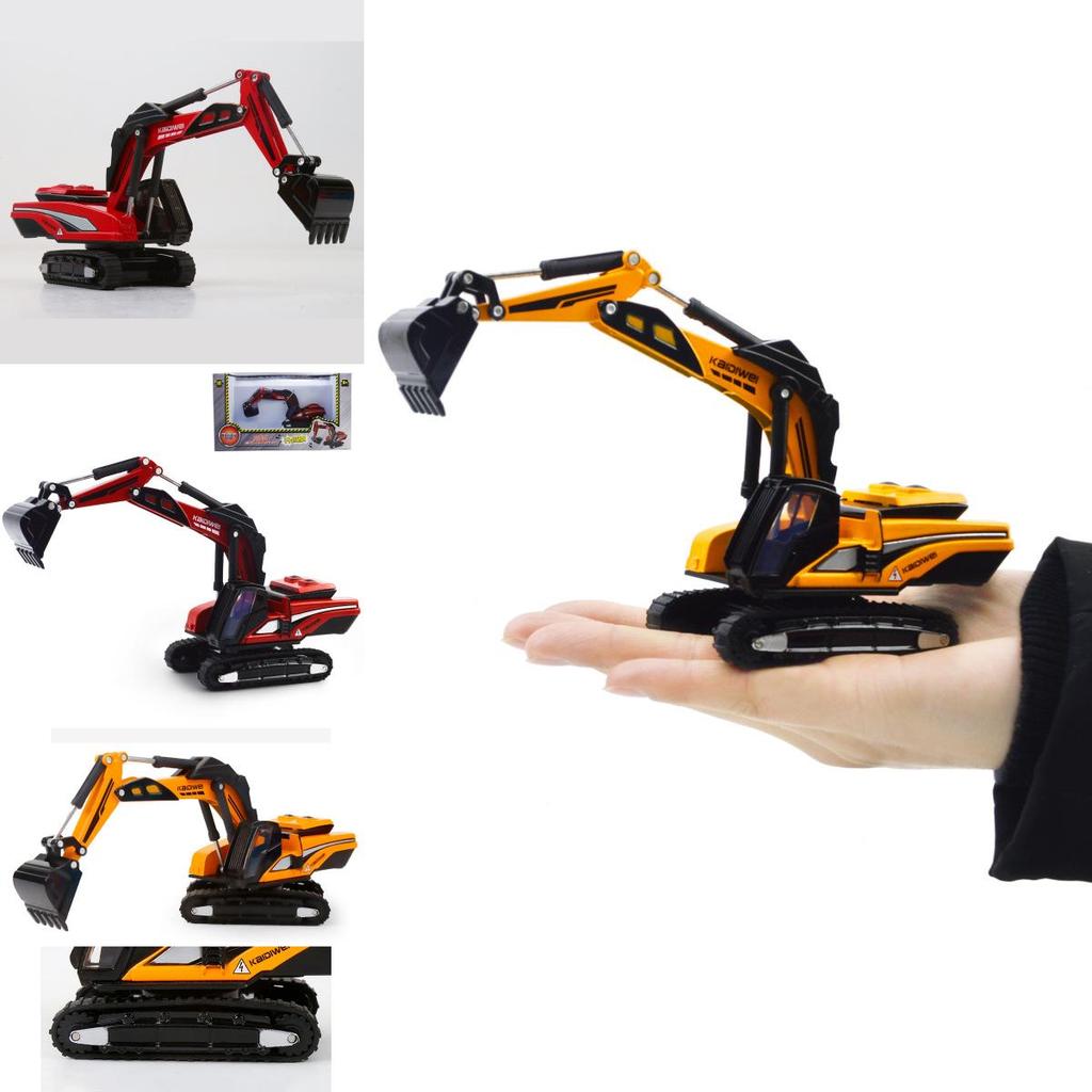 Premium 187 Alloy Diecast Excavator Toys With Classic Engineering Design