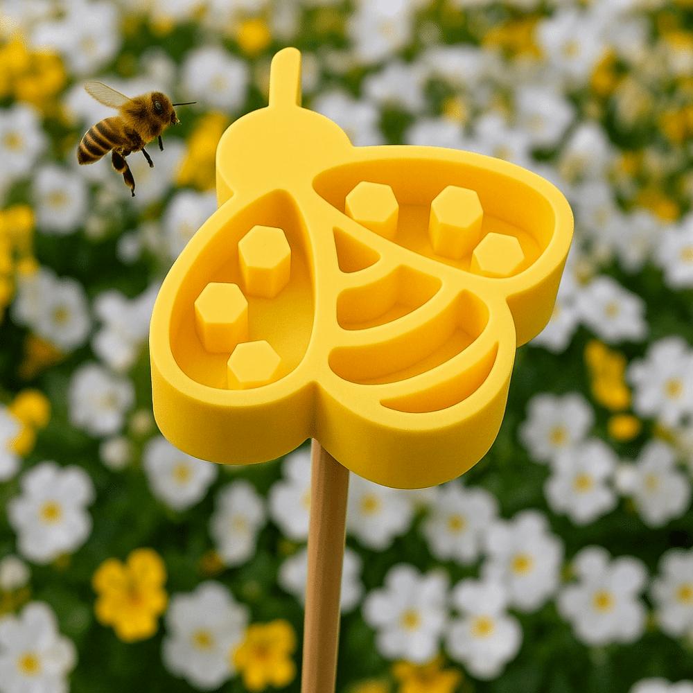 Plastic Insect Drinking Cup Bee/Beetle Shape Bees Water Feeder Creative Bee Drinker Yard Decor