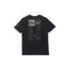 New Era × Alpha Industries × MLB Large Logo Geometric Pattern Crew Neck Pullover T-Shirt Unisex T-Shirts Black 13025966