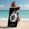 Personalized customized proof beach towel with Supernatural pattern - soft, absorbent,quick-drying,perfect swimming,camping&bathing