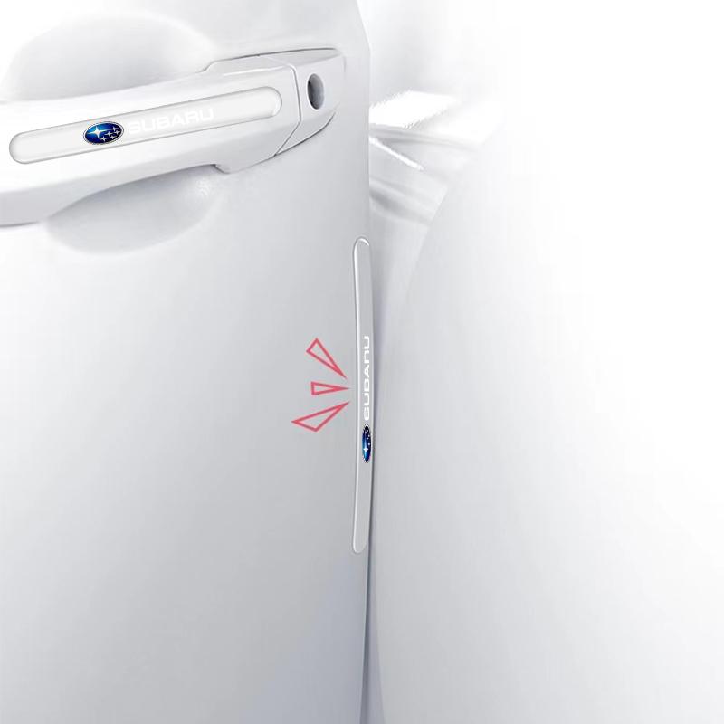 4 szt. Przezroczysty Ochraniacz Krawędzi Drzwi Samochodowych Naklejka Paska Zderzaka Dla Subaru Legacy LEVORG WRX Outback XV Forester Ascent Exiga SOLTERRA Tribeca