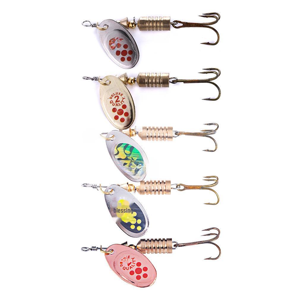 

Hand-cranked Bionic Lure, 6.7cm, 7.3g, #10 Hook, Rotating Sequin, 5 Colors 6.7CM-7.3G