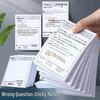 Corrective Sticky Notes for Students - Adhesive Notes for Error Correction