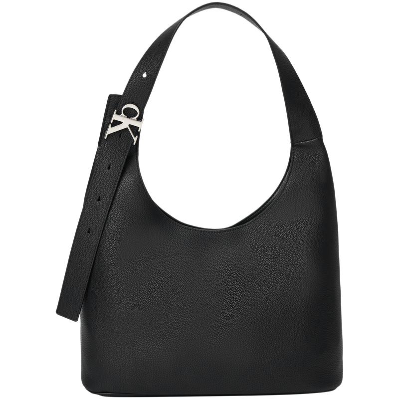 

Calvin Klein Commuter Style Letter Synthetic Material Shoulder Bag Medium Women Bags Space-Black 4K3117G-UB1 Basic Set (Bag)