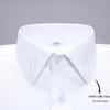 Men's Long Sleeve White Shirt - Professional Business Attire for Spring, Summer, and Autumn