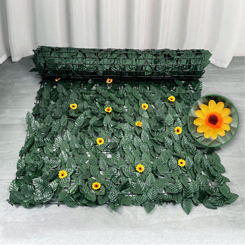 Ivy Privacy Fence Balcony Privacy Fence Screen Decorative Breathable Rustproof Faux Backdrop for Outdoor Greenery Yard Apartment