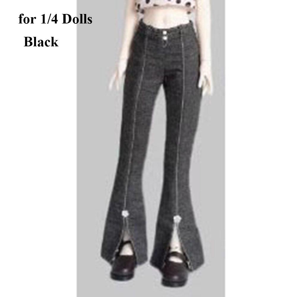 Cute Doll Trousers Elegant Doll Clothes Bell-bottoms Jeans Pants for 1/3 1/4 1/6 30/45/60cm Doll