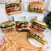 Creative Burger Pillow Plush Toy Steak Fort Doll Ragdoll Multi-purpose Cushion Air Conditioning Blanket Performance Props