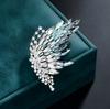 Brož Křišťálový Motýl s Postupnou Změnou High-End Ženský Luxusní Temperament Diamanty Vysázená Korsáž Niche High-End Špendlík Oblečení Doplňky