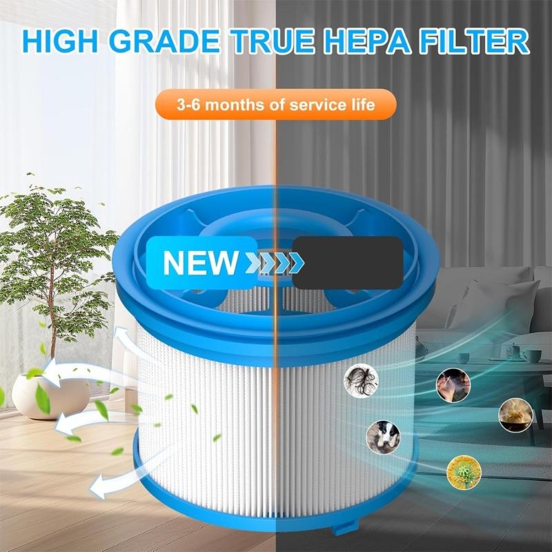 Plastic Filter Set Household Vacuum Spare Part Plastic Vacuum Filter Component Suitable for Household Dirt and Debris