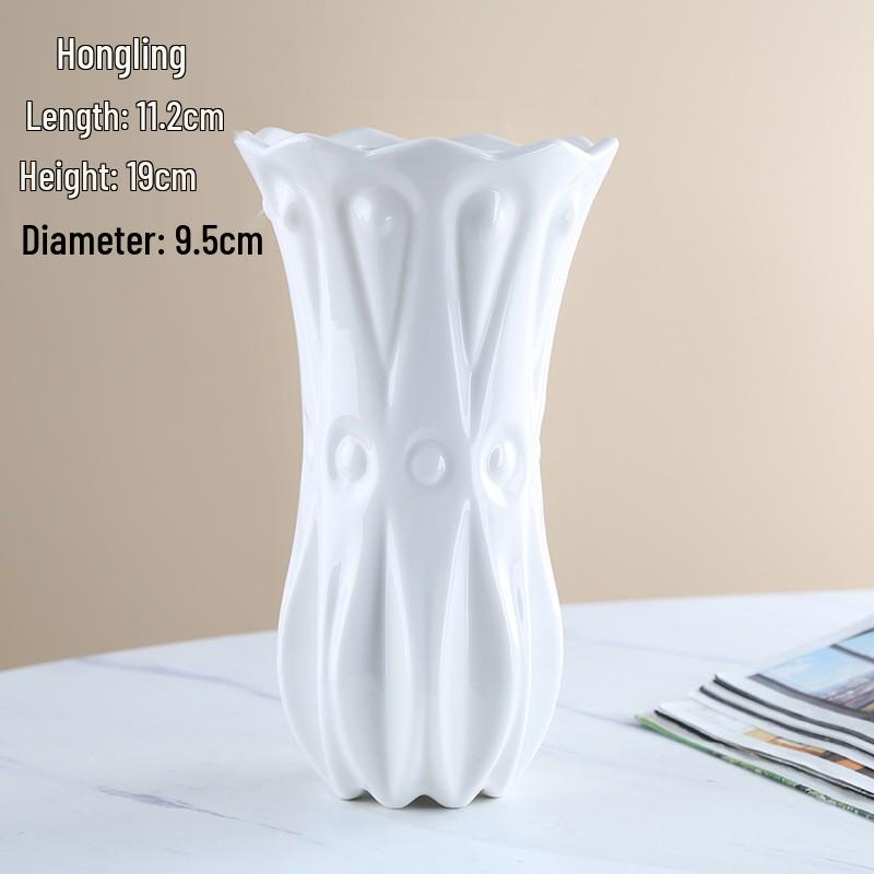 Nordische Keramikvase: Modernes Künstlerisches Blumenarrangement Heimdeko Auslage