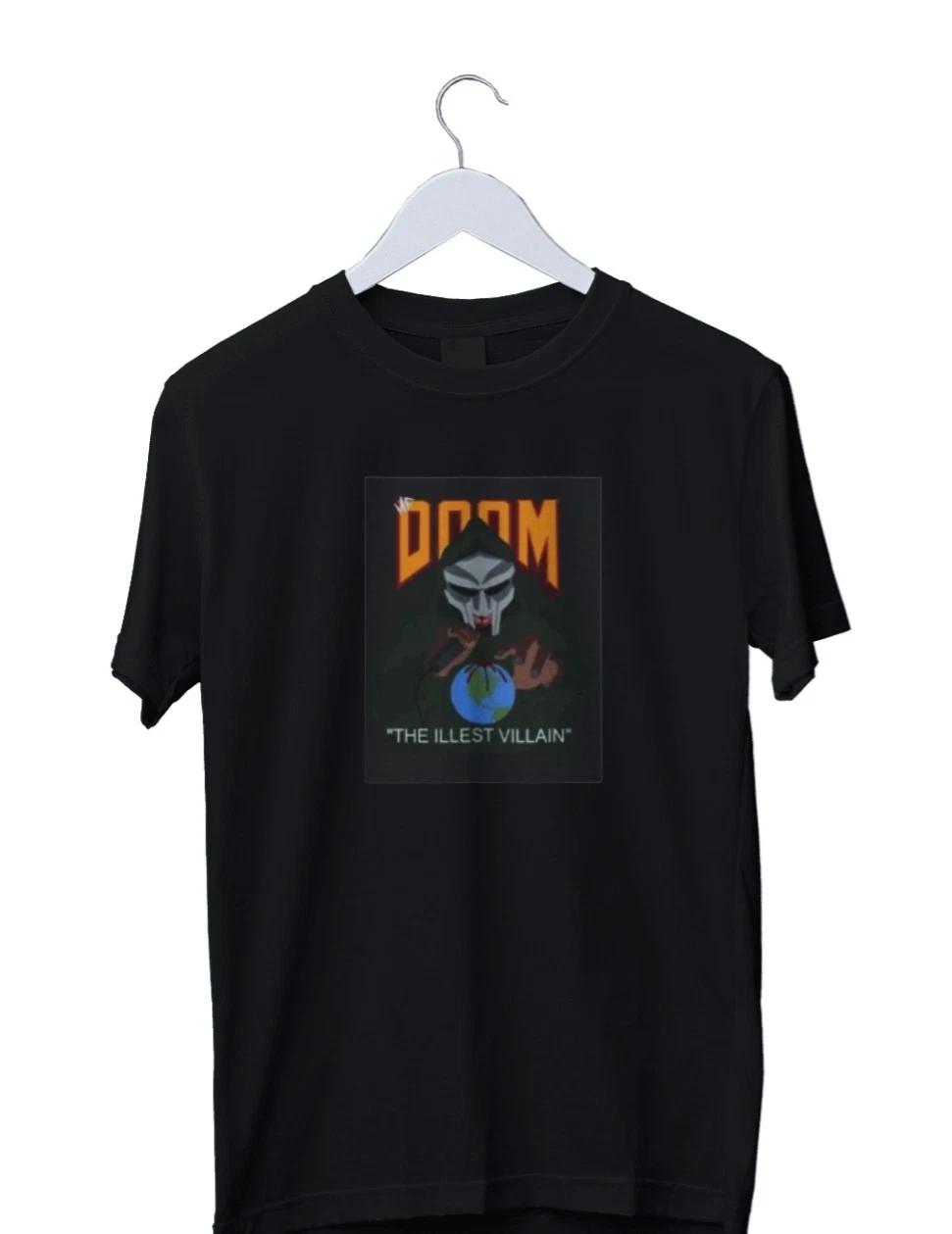 Men s Casual Graphic MF DOOM Old School Hip Hop Rap Graphic T-Shirt... XL