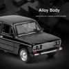 1/24 LADA 2106 Alloy Scale Car Model Diecast Vehicles Car Toys with Sound and Light Toys Collection for Boys Birthday Gift Kids