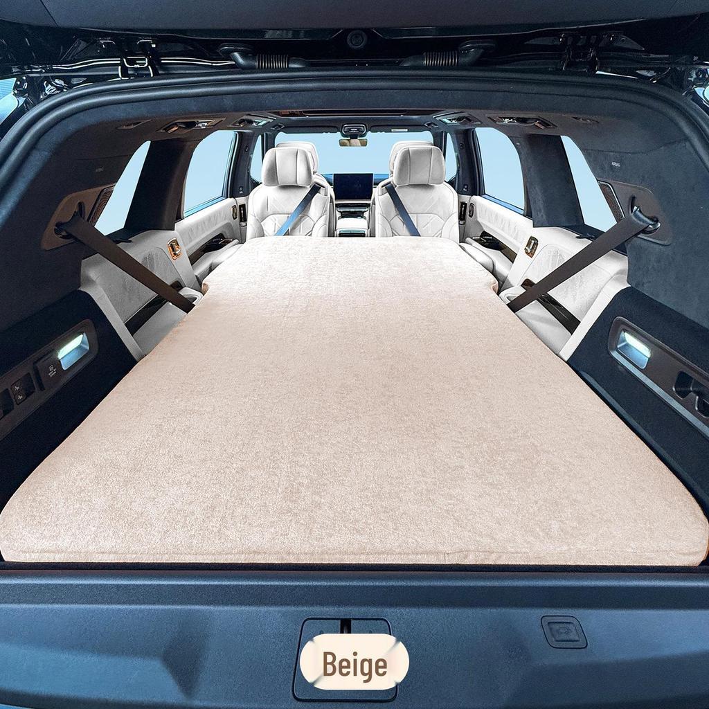 Inflatable Car Bed Mattress for Zeekr 9X: Rear Seat & Trunk Sleeping Pad Suitable for Six Sheep
