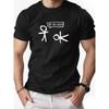 European Size Men'S Summer Casual Short-Sleeve T-Shirt with a Round Neck Featuring a Falling Character Design Comfortable Tops