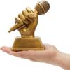 Small Golden Microphone Trophy Singing Competitions Craft Souvenirs  Kindergarten Kids Gift