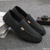 Mens Non Slip Loafers Breathable Driving Shoes Casual Plus Size Shoes Walking Canvas Flats Non Slip Moccasins Slippers Zapatos