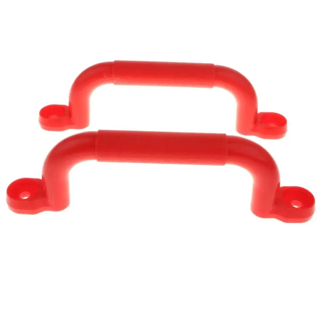 Children Playground Equipment Accessories Colorful Plastic Handle Playhouse Grab Handle Jungle Gym Backyard Playhouse Treehouse