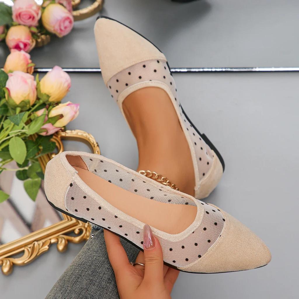 Women Flats Mesh Breathable Shoes for Women Soft Sole Flat Shoes Woman Sexy Casual Loafers Luxury Designer Sneakers Women