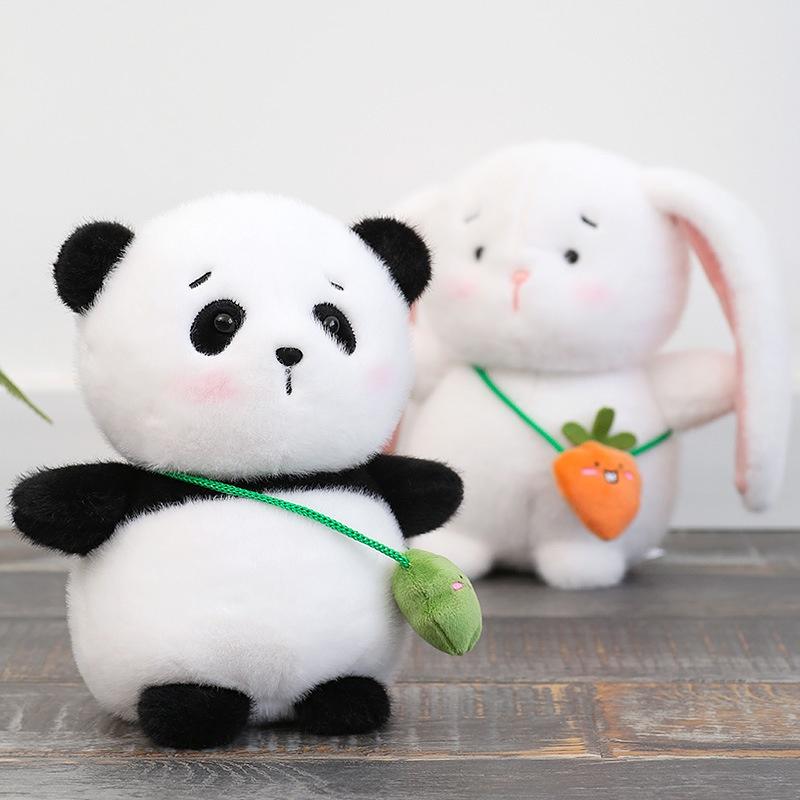 Cute Panda Plush Toy Pillow Soft Stuffed Animal Gift For Girls